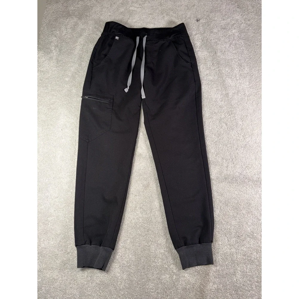 figs scrub set francisca top (s) & zamora joggers (xs/p) black
